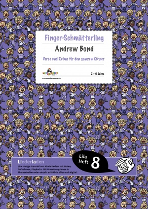 Finger-Schmätterling - Lila-Heft 8